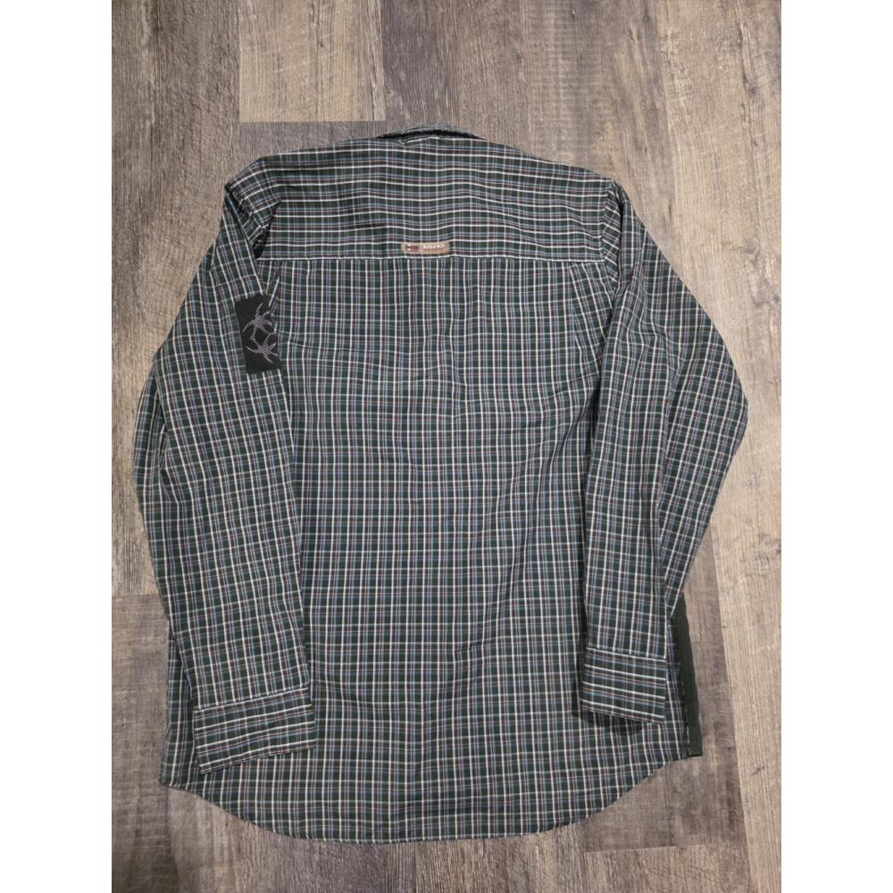 Vintage Bugle Boy Button Up Green Shirt Men's Size Medium - Picture 7 of 8